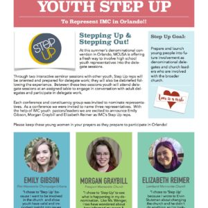 IMC Youth Step Up!
